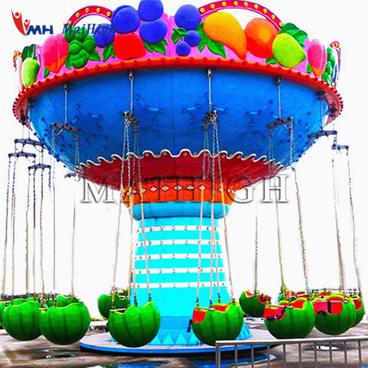 Amusement Park Electric Adult Swing Rides Fruit Flying Chair