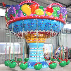 Amusement Park Electric Adult Swing Rides Fruit Flying Chair