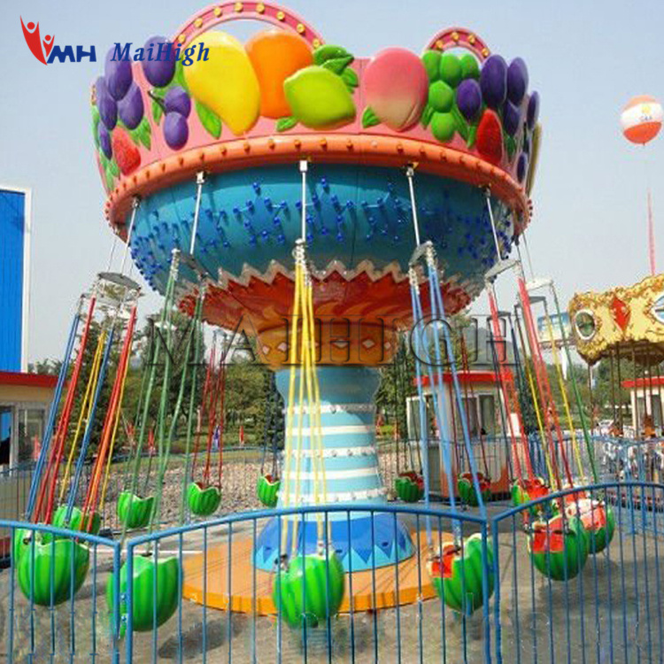 Amusement Park Electric Adult Swing Rides Fruit Flying Chair