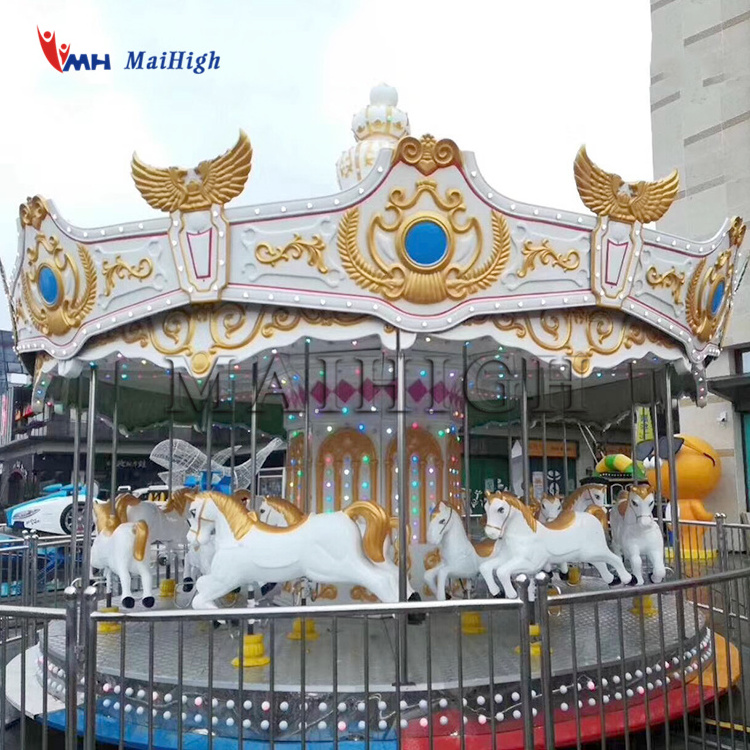 Carousel used amusement park rides merry go rounds for sale