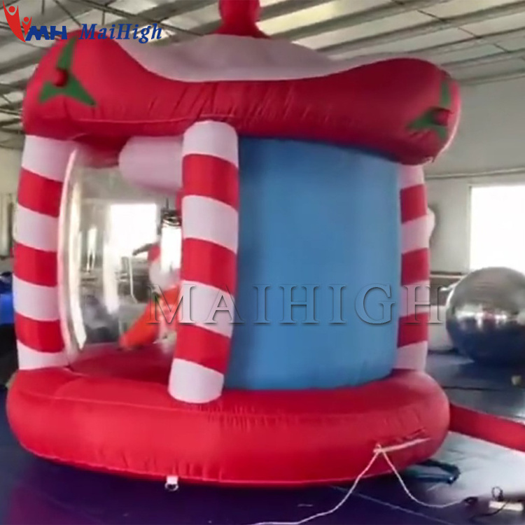 Inflatable Christmas Decorations Outdoor Christmas inflatable Carousel Castle bouncer