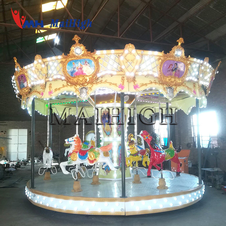 Popular sale carousel merry go round amusement park carousel horses for sale