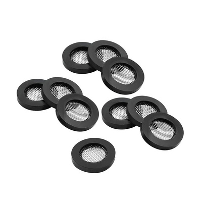 Plumbing Rubber Washers Flat Silicone Gasket with Screen Filter for Faucet Shower Head Washers Garden Hose O Ring Hot Water Pipe BestSuppliers