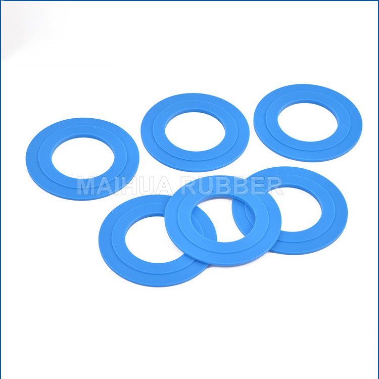 Custom Food-Grade 20-90 Shore A Clear Silicone Epdm Rubber Washers Flat Rubber Gasket Of Custom Material