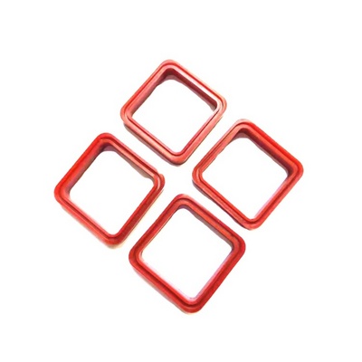 MAIHUA RUBBER Custom Rubber Part NBR FKM EPDM NR CR Silicone Gasket Sealing Square Rubber Seal