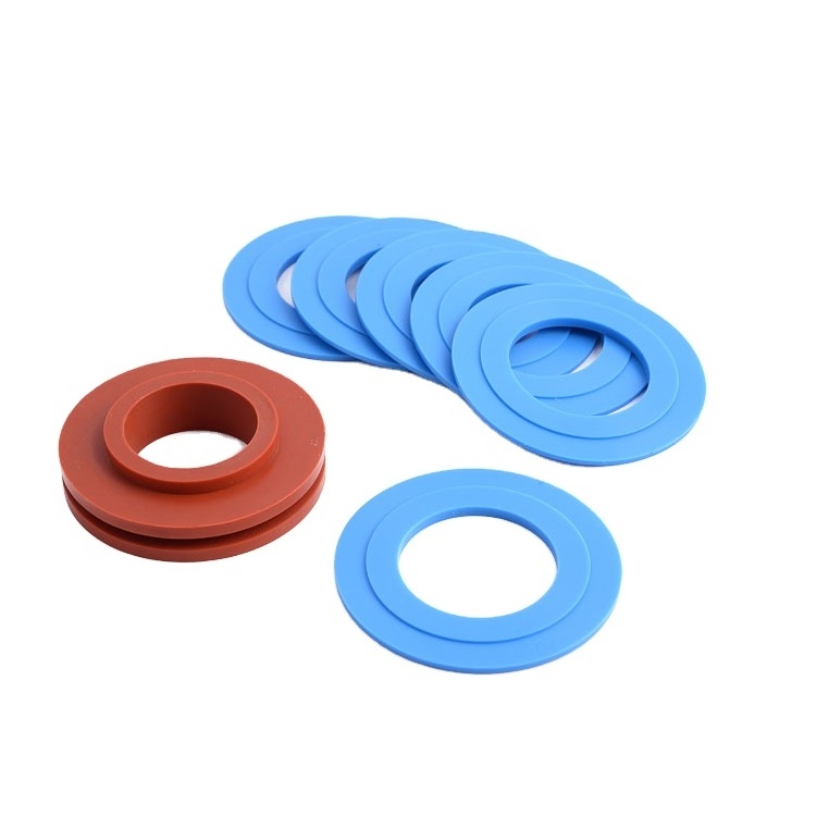 Factory Customized Flat Gasket With EPDM/HNBR/NBR/FKM Silicone Rubber Material For Sealing