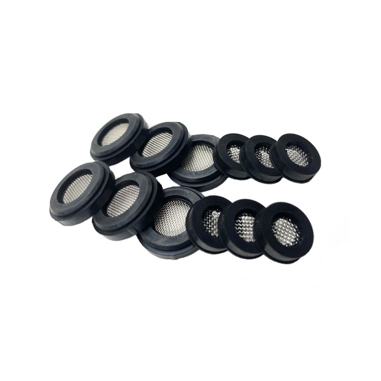 Stainless Steel Hose Coupling Filter Washers With Screen Garden Inlet Hose Screen Caps Shower Head Gaskets