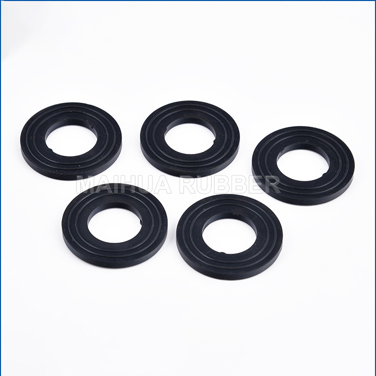 Custom Food-Grade 20-90 Shore A Clear Silicone Epdm Rubber Washers Flat Rubber Gasket Of Custom Material