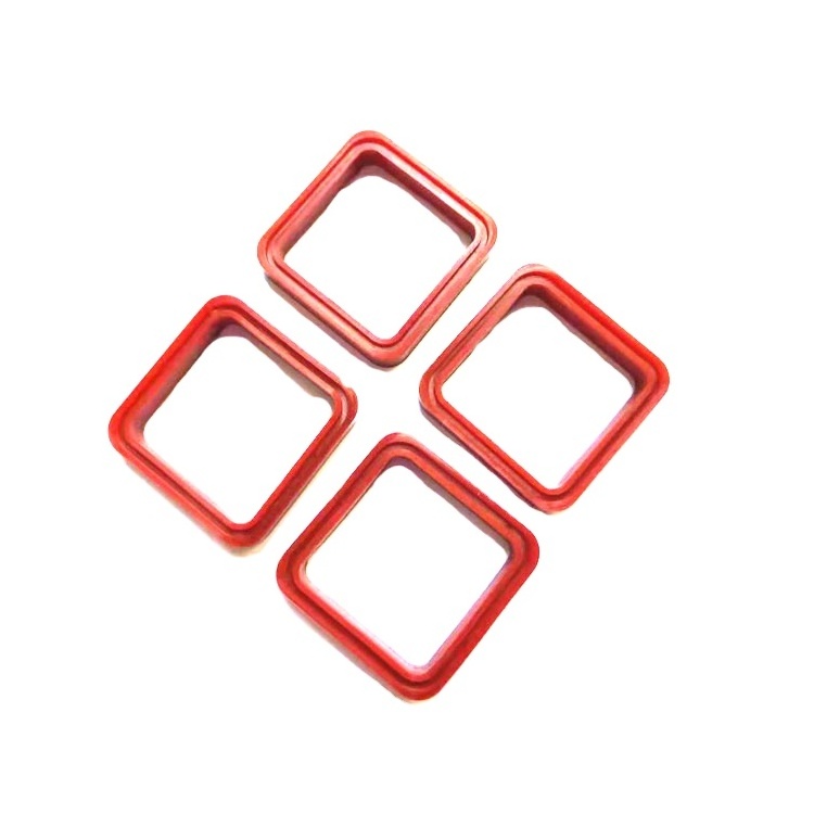 MAIHUA RUBBER Custom Rubber Part NBR FKM EPDM NR CR Silicone Gasket Sealing Square Rubber Seal