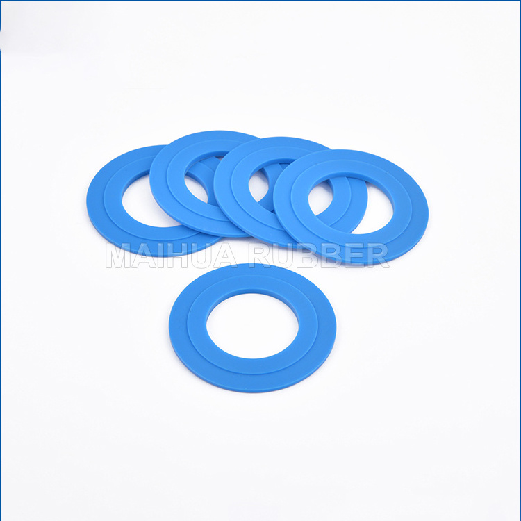 Custom Food-Grade 20-90 Shore A Clear Silicone Epdm Rubber Washers Flat Rubber Gasket Of Custom Material