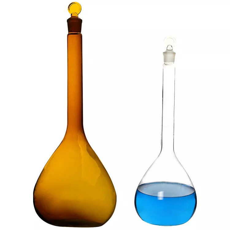 Hot sell China manufacturing laboratory glassware precise graduation chemical glass volumetric flask