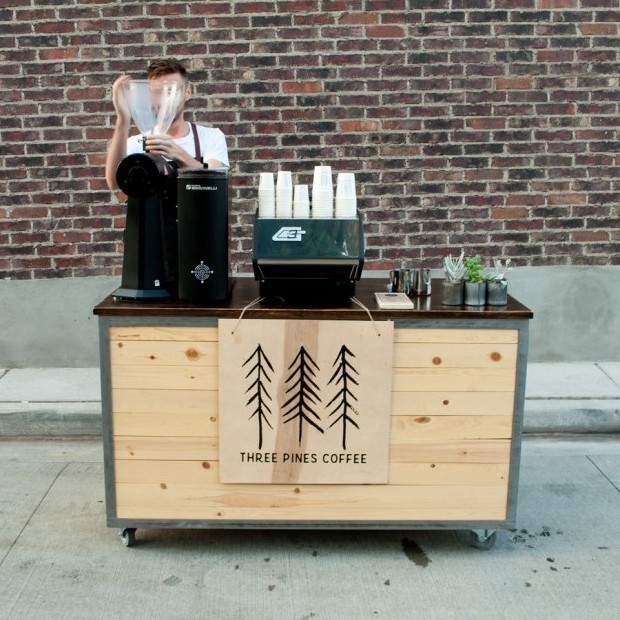 Most popular outdoor food cart coffee  display street cart free design the coffee cart