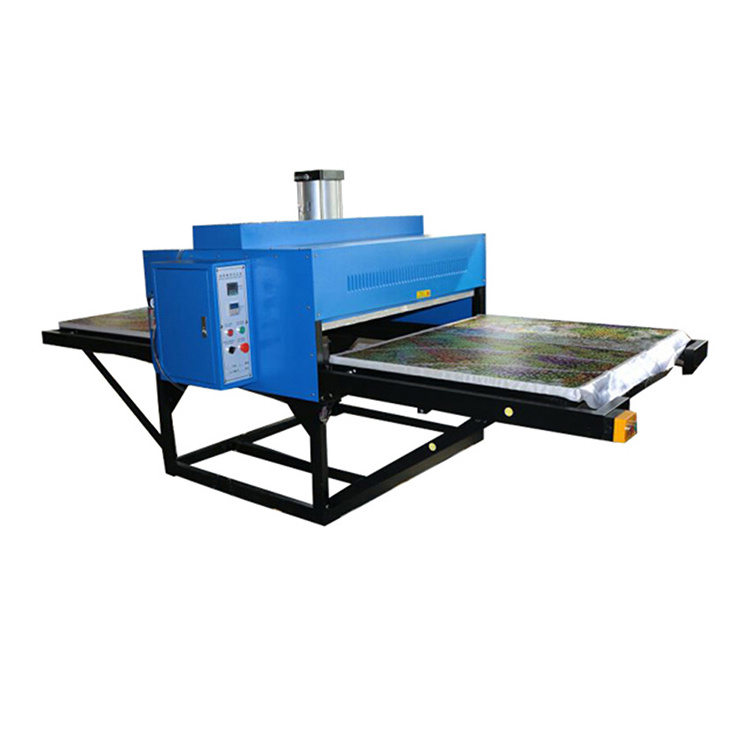 large double side station large pneumatic format skateboard sublimation transfer pneumatic heat press machine 80x100 CE Provided