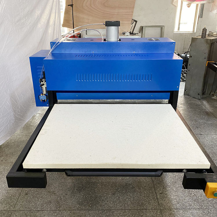 large double side station large pneumatic format skateboard sublimation transfer pneumatic heat press machine 80x100 CE Provided