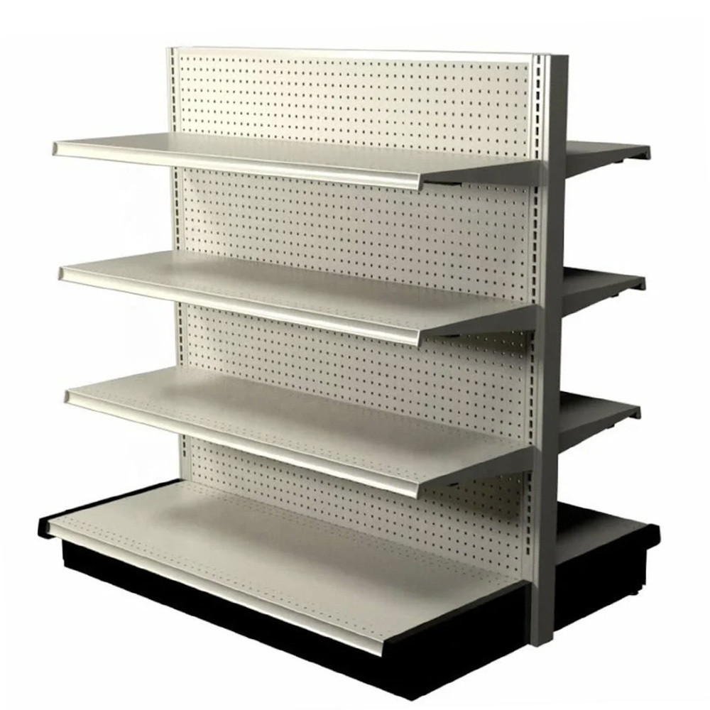 Best Seller Heavy Duty Double Sided Gondola Shelving Grocery Store Shelving