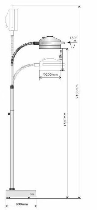 36W Medical Veterinary Led Examination Light Surgical Shadowless Exam Lamp Price Surgical Operating Light For Dental Clinic Pet