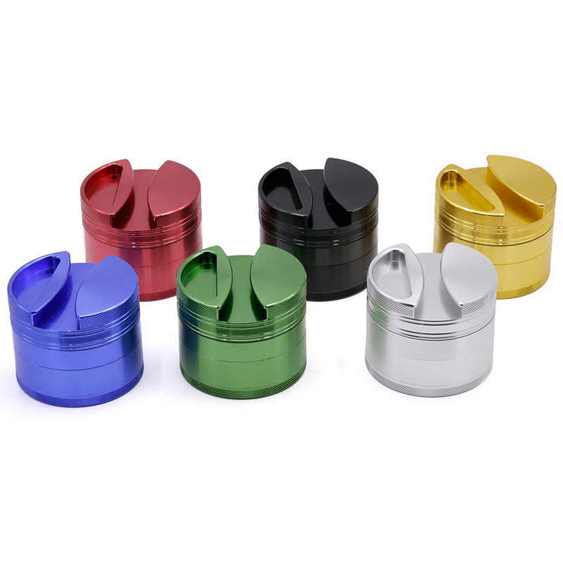 75Mm Big Aluminum Herb Grinders Series Dry Flower Grinder