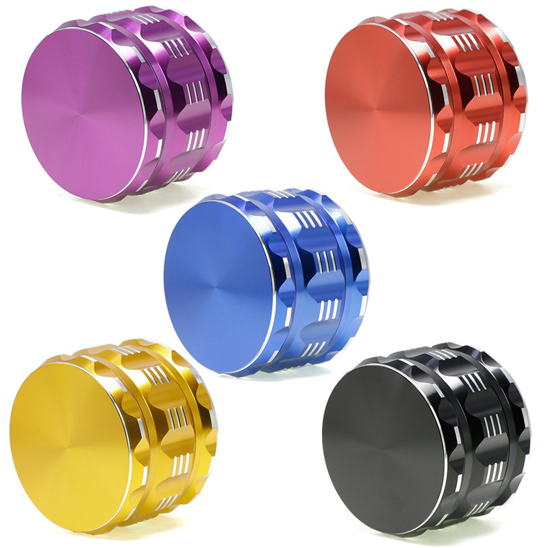 75Mm Big Aluminum Herb Grinders Series Dry Flower Grinder