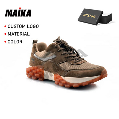 Custom White Label Luxury Style Designers Leather Sneakers Casual Walking Shoes for Men Shoes Sneakers 2024