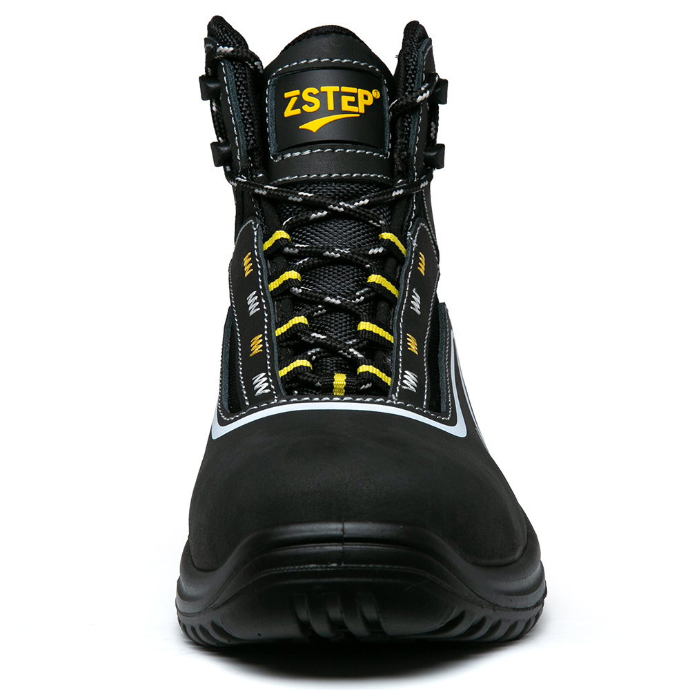 Zstep Steel toecap antistatic sports light midsole chemical resistant middle cut safety boots