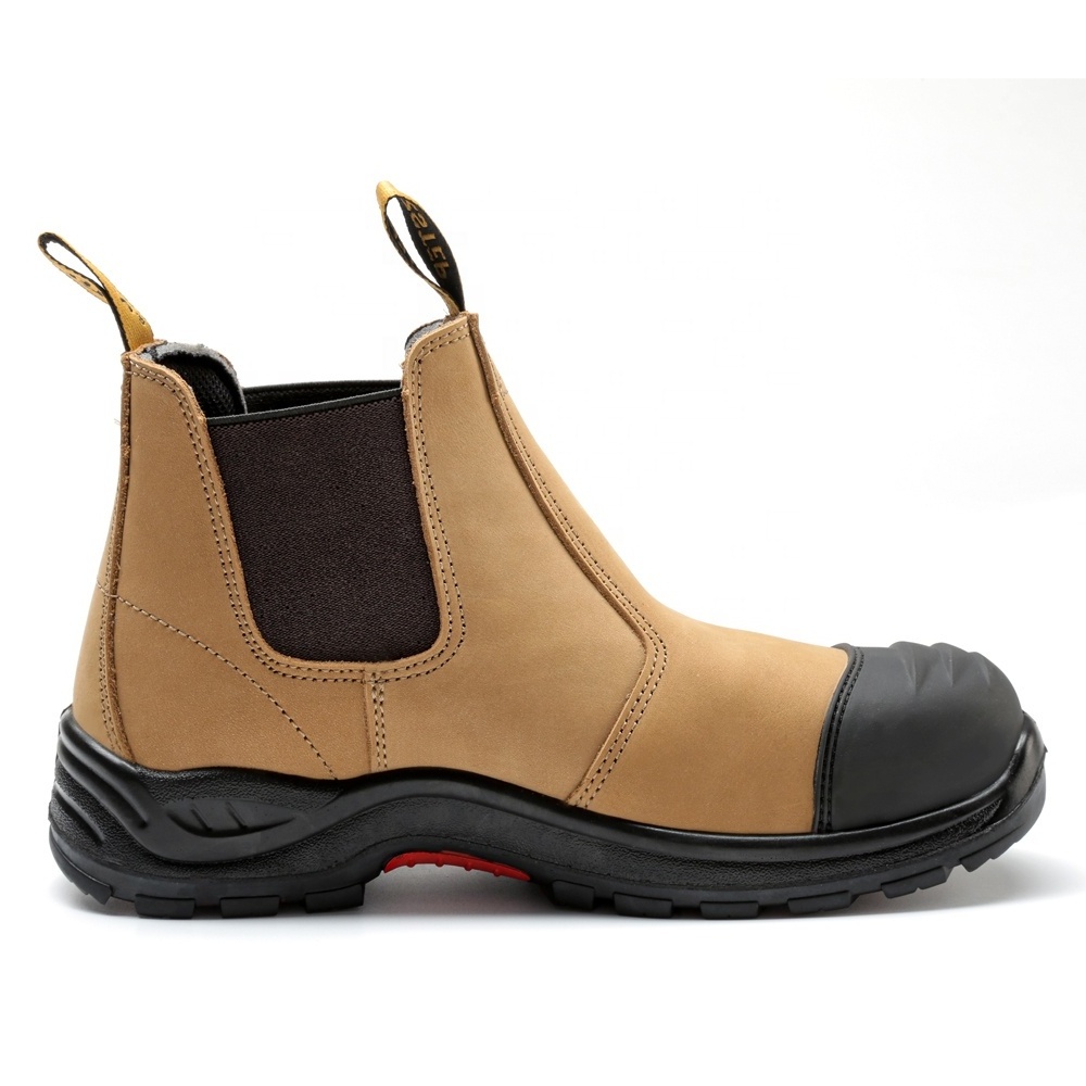 ZSTEP Brand ZS-T013 Australia Slip On Insulation 6KV 10KV EH Rubber Sole Plastic Toe Kev lar Chelsea Safety Work Boots Shoes