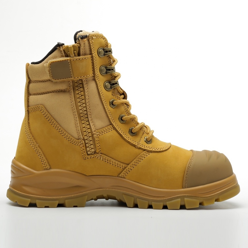 ZSTEP Brand ZS-T002 Hot Selling Zipper Caterpillar Safety Shoes Sole Safety Boots For Men High Cut Australia