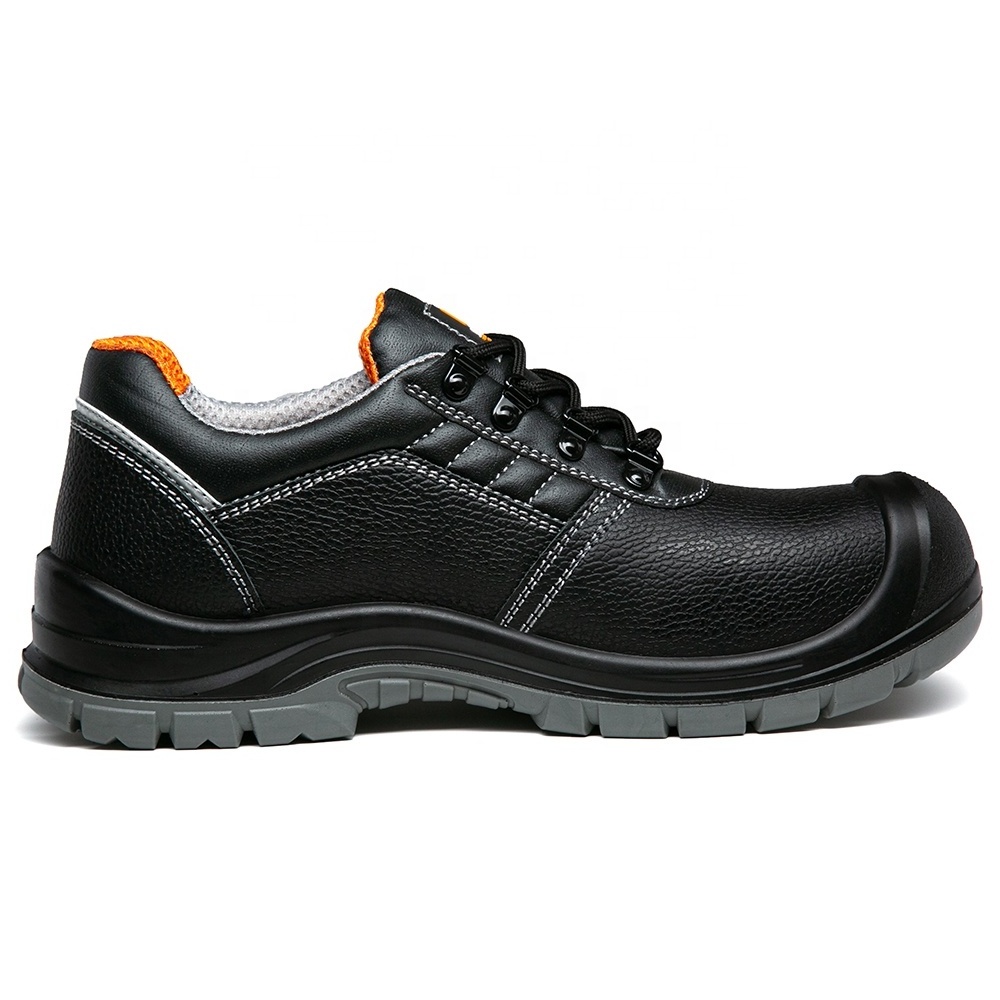 ZSTEP ZS-B015 Factory wholesale cheap S3 steel toe reflective men safety shoes work shoes injection PU sole oil slip resistant