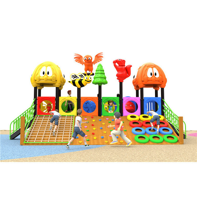 China top1suppler children commercial used outdoor playground mcdonalds toys sets slide outdoor climbing nets equipment for sale