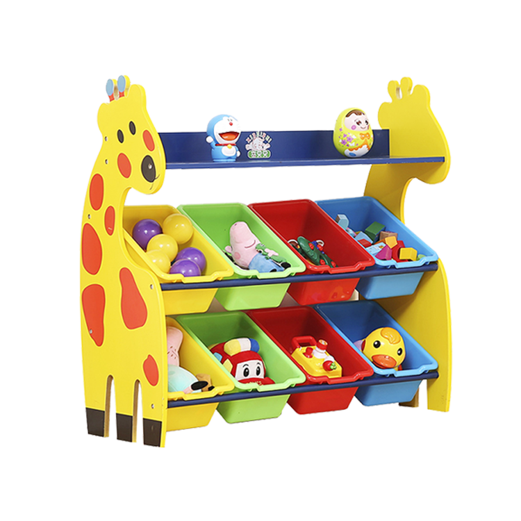 Kids bedroom furniture daycare toys storage cabinet used home furniture wooden toy storage rack for wholesale