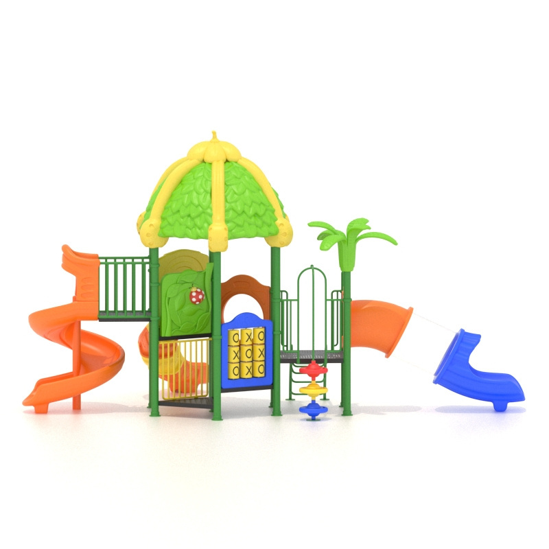 New Arrival Commercial Plastic Kids Play Large Swing Sets Playground Outdoor Slide Swing Playsets