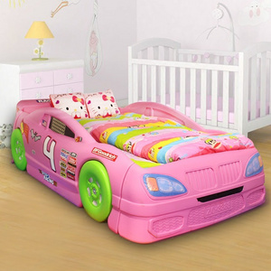 Best Selling Personal Style Funiture Bed Kindergarten Fashion Cartoon Racing Car Plastic Children's Car bed preschool Bed