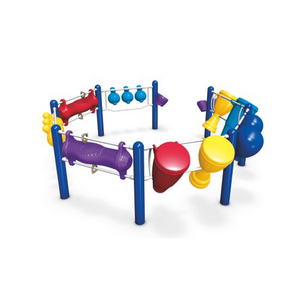 Outdoor playground Metal Percussion Toy Instrument Plastic Drums Series Kids Musical Instrument Set