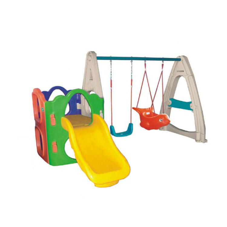 Popular Plastic Garden Baby Kids Indoor Home Swing with Slide