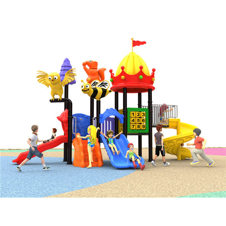 China top1suppler children commercial used outdoor playground mcdonalds toys sets slide outdoor climbing nets equipment for sale