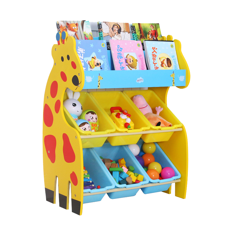 Kids bedroom furniture daycare toys storage cabinet used home furniture wooden toy storage rack for wholesale