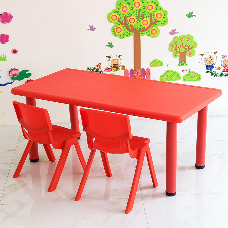 Cheap kindergarten kids classroom furniture supplier Malaysia for children plastic adjustable table and chair for sale