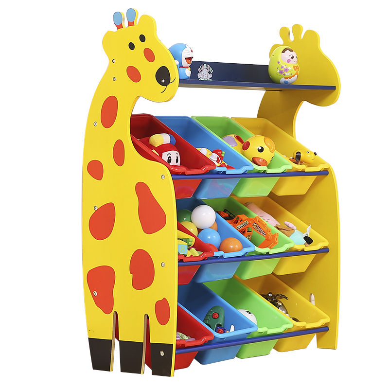 Kids bedroom furniture daycare toys storage cabinet used home furniture wooden toy storage rack for wholesale