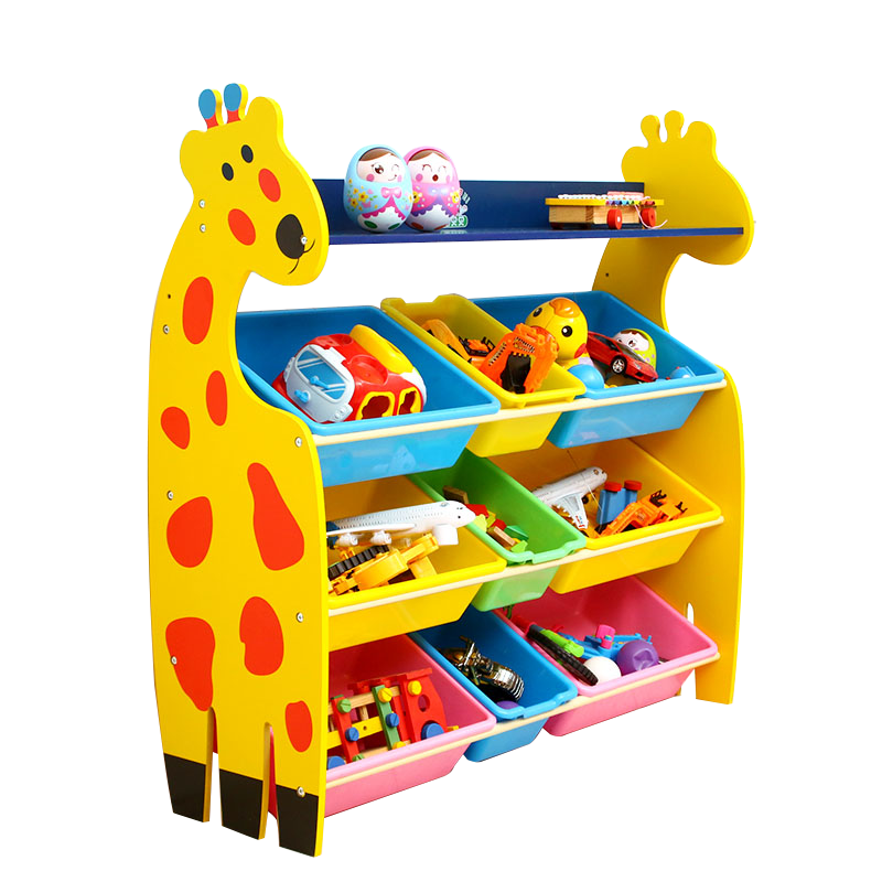 Kids bedroom furniture daycare toys storage cabinet used home furniture wooden toy storage rack for wholesale