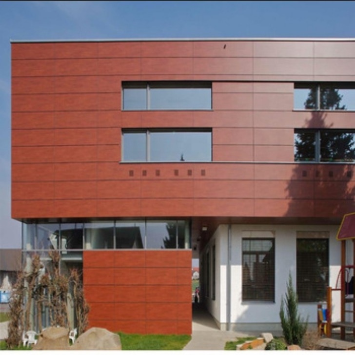 Decoration curtain wall fireproof metal composite material insulated wall panels seven aluminum composite panel