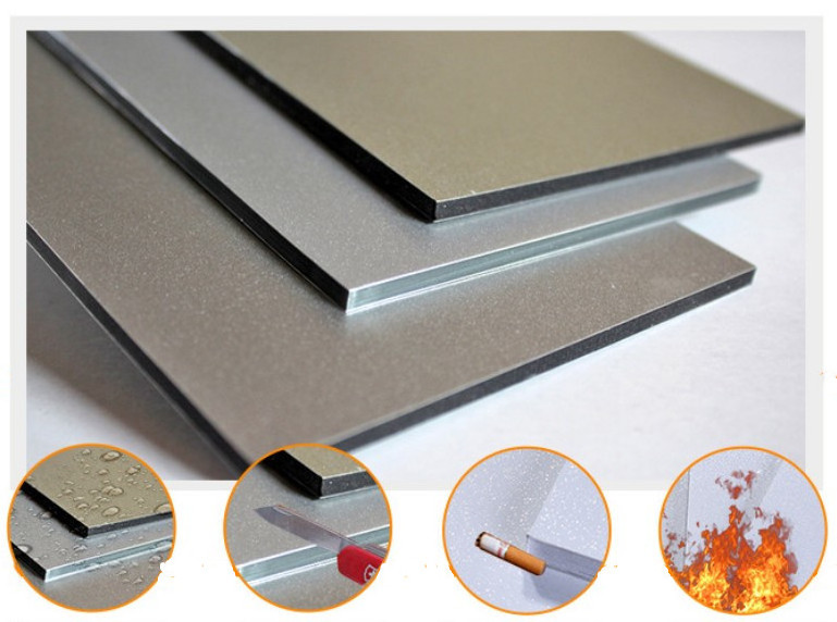 White aluminum-plastic panel exterior wall, plastic-aluminum panel, composite aluminum-plastic panel processing