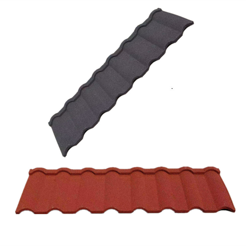 Factory directly sell stone coated metal roofing tile for house villa corrugated metal roofing sheet