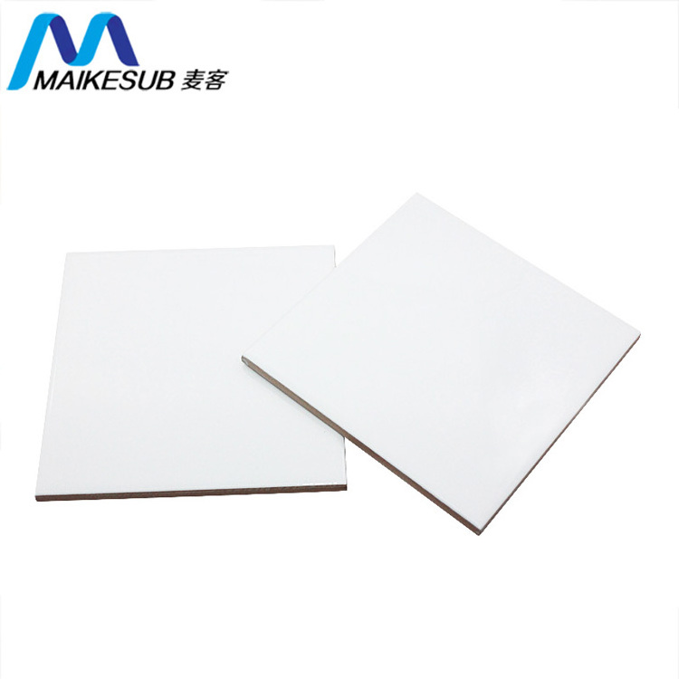 Warehouses 6*6 inch sublimation customized designs ceramic tiles and heat transfer ceramic tile for printing photos