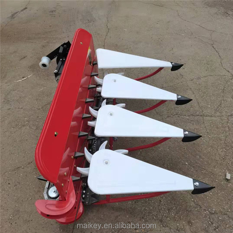 Bean Rice Wheat Harvesting Hand Operated Wheat Reaper Binder Machine Paddy Swather Alfalfa Wormwood Harvester For Small Land