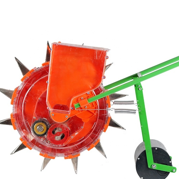 High Quality Farm Durable Portable Soybean Seeding Machine 36Cm Seed Wheel Diameter Hand Corn Seeder Machine