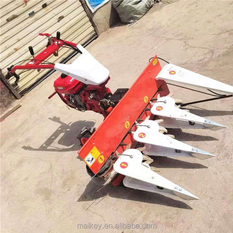 Mini Oat Rice Soybean Grain Pepper Wheat Highland Barley Combine Oats Harvester, Rice Reaper Alfalfa Mowers Small Corn Harvester