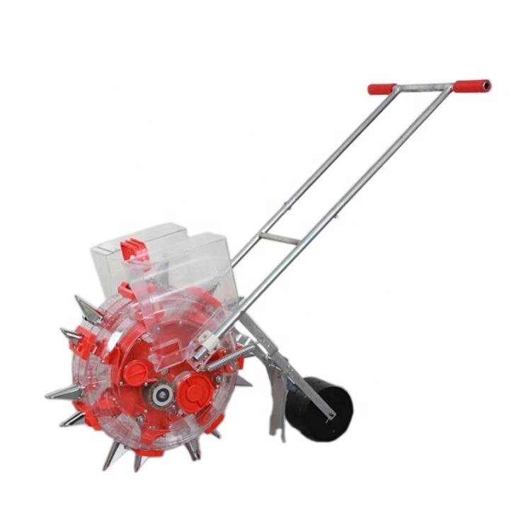 High Quality Farm Durable Portable Soybean Seeding Machine 36Cm Seed Wheel Diameter Hand Corn Seeder Machine