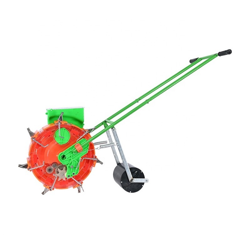 High Quality Farm Durable Portable Soybean Seeding Machine 36Cm Seed Wheel Diameter Hand Corn Seeder Machine