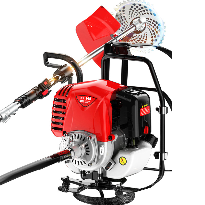 Lawn Mower Gasoline Brushcutter  Machine Gasoline 4 Stroke Lawn Mower Knapsack Lawn Mower