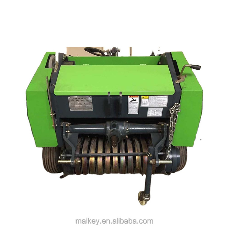 European Standard Hay Round Alfalfa Hay Net Round Straw Baler Mini Round Hay Baler 870 For Mini Tractor Use