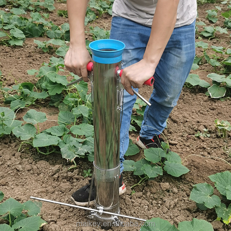 Tree Transplanting Machine Hand Held Seed Planter Manual Vegetable Seedling Seed Planter Tool Bulb Planter Seedling Transplanted